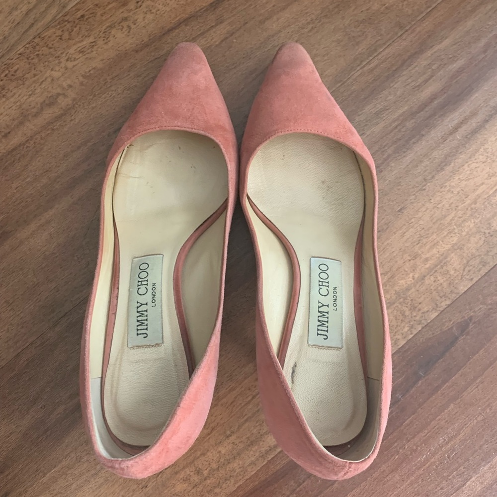 Jimmy Choo Suede Romy 60 heels